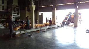 rice bag loading