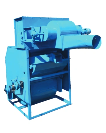 Specially useful for separation of stones which are of similar size as grain