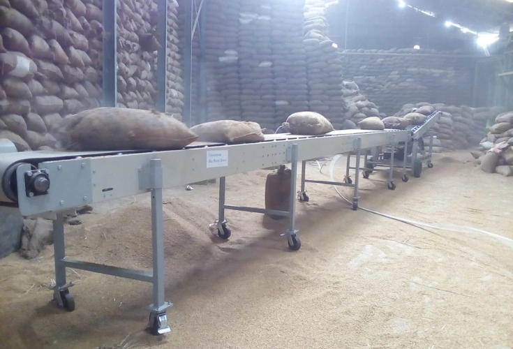 Installation for Paddy unloading