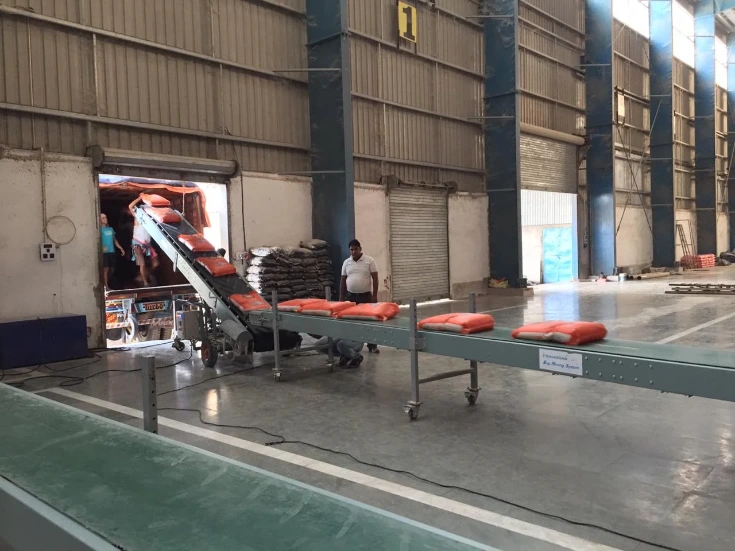 Truck Loading and Unloading Conveyor for efficient material handling
